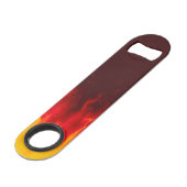 Flaming Bar Blade Opener — Aangepaste BBQ Steak Ho Speed Flessenopener (Achterkant Gekanteld)