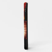 Flaming Baseball Case-Mate iPhone Case (Achterkant/links)
