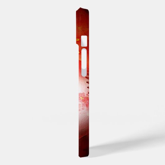 Flaming Baseball Case-Mate iPhone Case (Achterkant / Links)