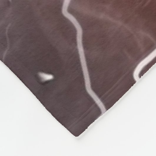 Flaming basketbal fleece deken (Hoek)