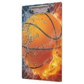 Flaming basketbal klembord (Links)