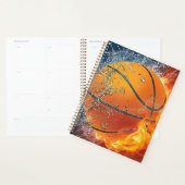 Flaming basketbal planner (Display)