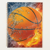 Flaming basketbal planner (Voorkant)