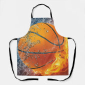 Flaming basketbal schort (Voorkant)