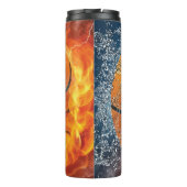 Flaming basketbal thermosbeker (Achterkant)