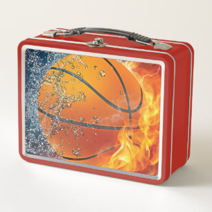 Flaming basketbal werpt kussen