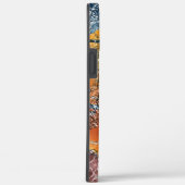 Flaming basketbal werpt kussen Case-Mate iPhone case (Achterkant / Rechts)