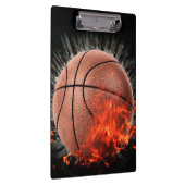 Flaming Basketball Klembord (Rechts)