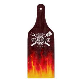 Flaming BBQ - Custom Steak House Snijplank