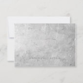 Flaming Biker Wedding RSVP Kaartje (Achterkant)