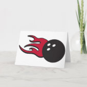 Flaming Bowling Ball Kaart (Voorkant)