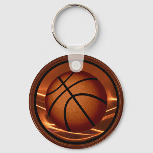 Flaming Cheap Basketball Sleutelhangers in BULK of