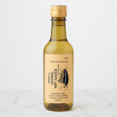 Flaming Chili Pepper Homemade Hot Sauce Custom Wijn Etiket (Voorkant)