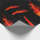 Flaming Chili Peppers Cadeaupapier