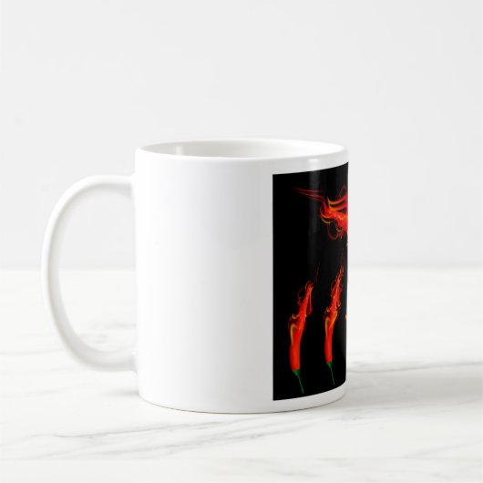 Flaming Chili Peppers Koffiemok (Links)