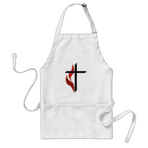 Flaming Cross Standaard Schort