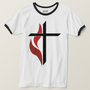 Flaming Cross T-shirt