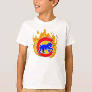 Flaming Cubbie - Winner 04.27.09 T-shirt