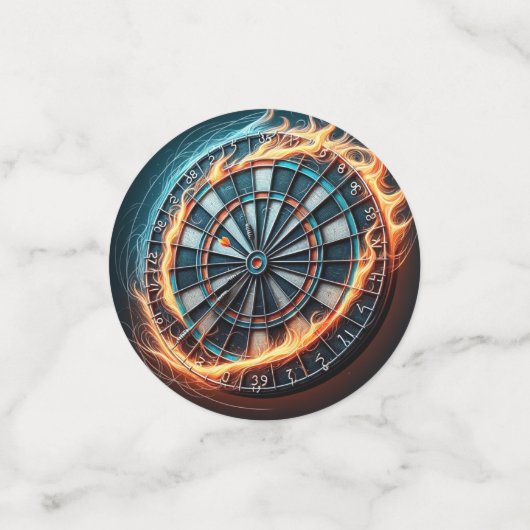Flaming Dart Arena Ontsteek de passie van de Darts Confetti (Kleine voorkant)