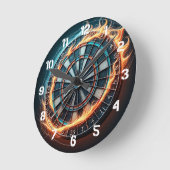 Flaming Dart Arena Ontsteek de passie van de Darts Ronde Klok (Hoek)