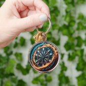 Flaming Dart Arena Ontsteek de passie van de Darts Sleutelhanger (Hand)