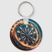 Flaming Dart Arena Ontsteek de passie van de Darts Sleutelhanger (Achterkant)