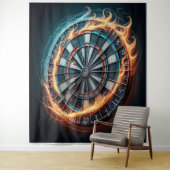 Flaming Dart Arena Ontsteek de passie van de Darts Wandkleed (In situ)