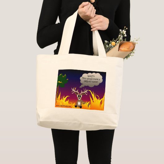 Flaming Deer Tas (Voorkant (product))