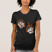 Flaming Dice T-shirt (Voorkant)