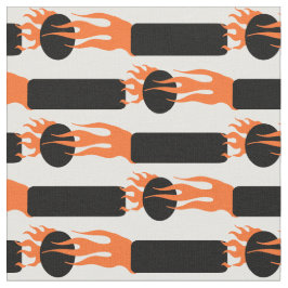 Flaming Dit en Dah Ham Radio Fabric Stof