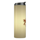 Flaming Dragon Gold Thermosbeker (Gedraaid links)