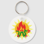 Flaming Dragon Sleutelhanger (Voorkant)