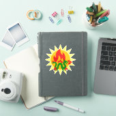 Flaming Dragon Sticker (iPad Cover)