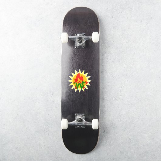 Flaming Dragon Sticker (Skateboard)