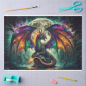 Flaming Dragon Tissuepapier (Craft)