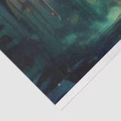 Flaming Dragon Tissuepapier (Detail)