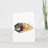 Flaming Eight Ball Kaart