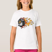 Flaming Eight Ball T-shirt (Voorkant)