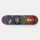 Flaming Eye Persoonlijk Skateboard (Horizontaal)