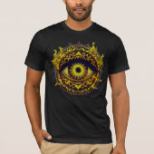 Flaming Eye T-shirt – ontsteek je geest (Voorkant)
