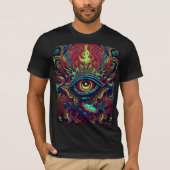 Flaming Eye - Visionaire Kunst T-shirt (Voorkant)