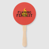Flaming Feminist RBG Feminisme Flames 20 Handwaaier (Achterkant)