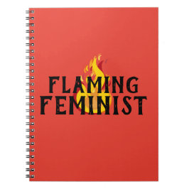 Flaming Feminist RBG Feminisme Flames 20 Notitieboek
