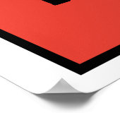 Flaming Feminist RBG Feminisme Flames 20 Poster (Hoek)