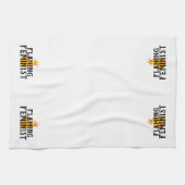 Flaming Feminist RBG Ginsburg Feminisme Flames 20 Theedoek (Horizontaal)