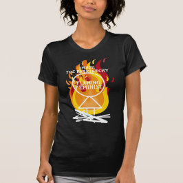 Flaming Feminist Smash the Patriarchy RBG Zwart 15 T-shirt