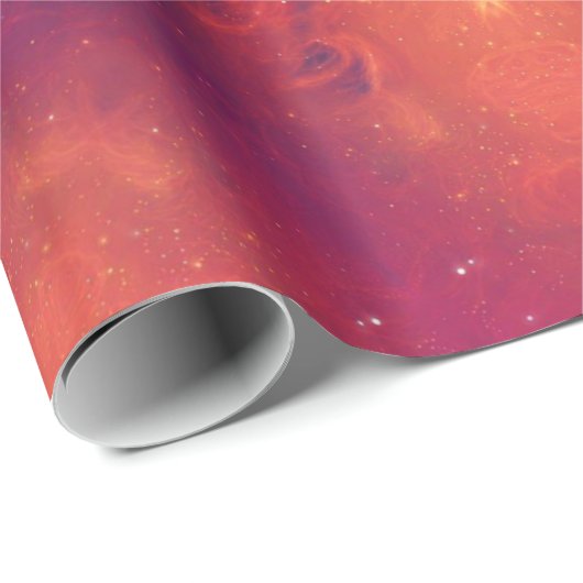 Flaming Fiery Phoenix Burning Snowflake Cadeaupapier (Rol Hoek)