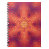 Flaming Fiery Phoenix Burning Snowflake Notitieboek (Voorkant)