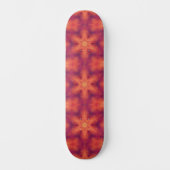 Flaming Fiery Phoenix Burning Snowflake Persoonlijk Skateboard (Voorkant)