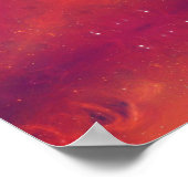 Flaming Fiery Phoenix Burning Snowflake Poster (Hoek)